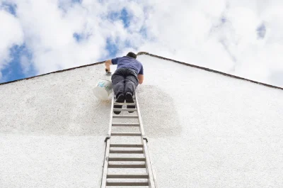 Peinture extérieure à Volksberg — façades et ravalement